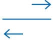 Opposing arrows