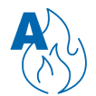 Class-a fire rating logo